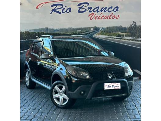 RENAULT - SANDERO - 2008/2009 - Preta - R$ 30.900,00